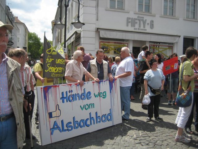 02. Juli 2013 Demo und Stadtratsitzung