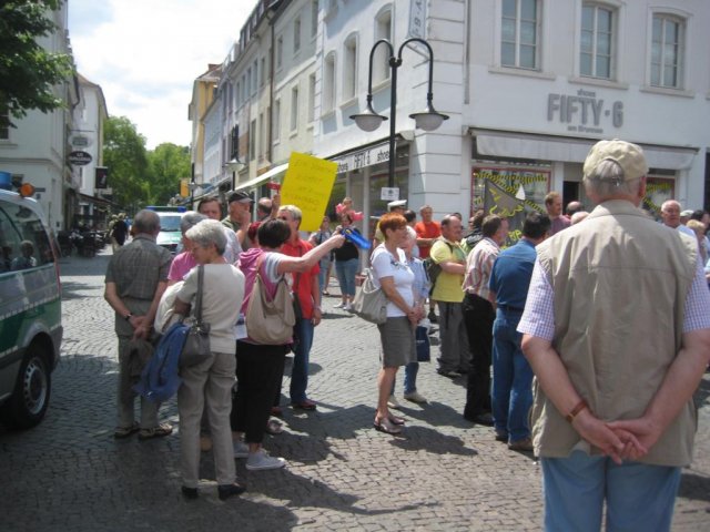 02. Juli 2013 Demo und Stadtratsitzung