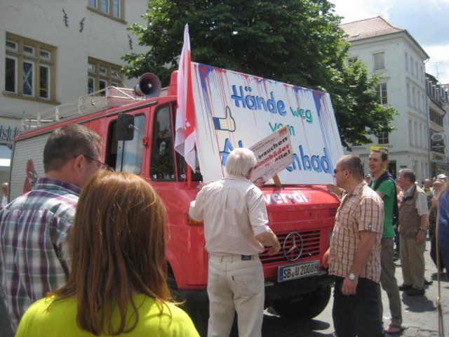 02. Juli 2013 Demo und Stadtratsitzung