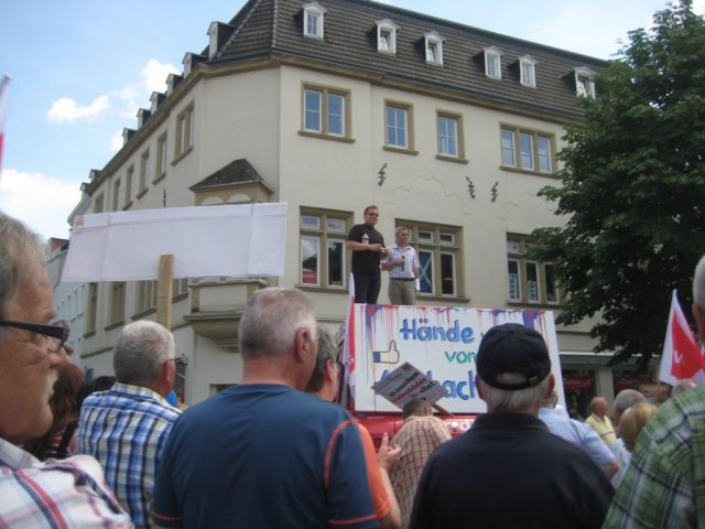 02. Juli 2013 Demo und Stadtratsitzung