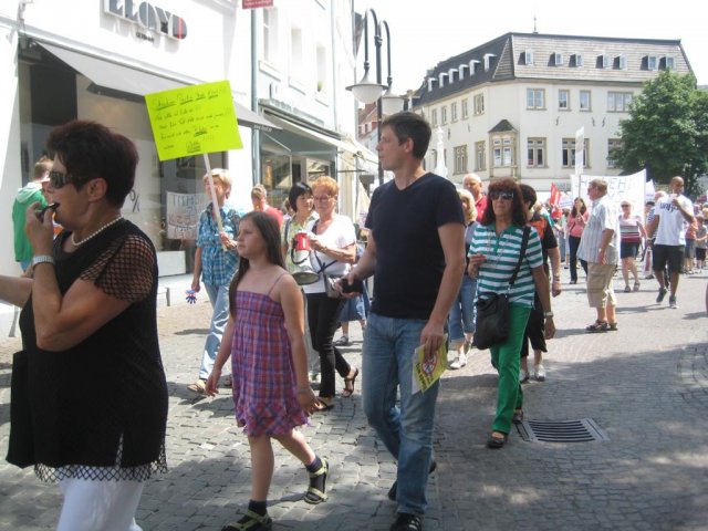 02. Juli 2013 Demo und Stadtratsitzung