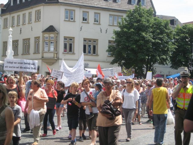 02. Juli 2013 Demo und Stadtratsitzung