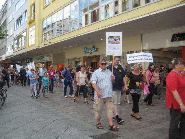 02. Juli 2013 Demo und Stadtratsitzung