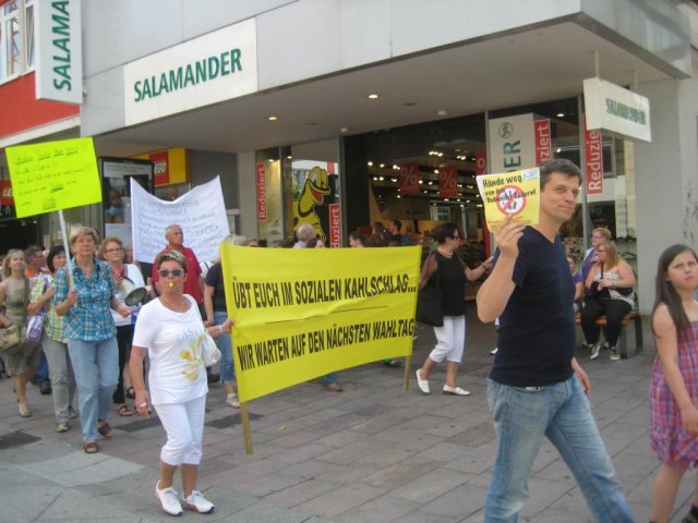 02. Juli 2013 Demo und Stadtratsitzung