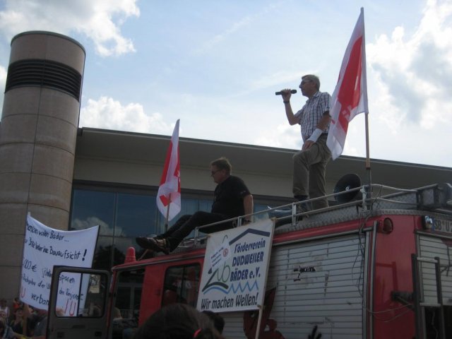 02. Juli 2013 Demo und Stadtratsitzung