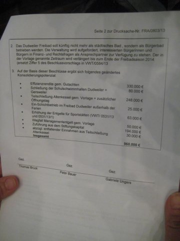 02. Juli 2013 Demo und Stadtratsitzung