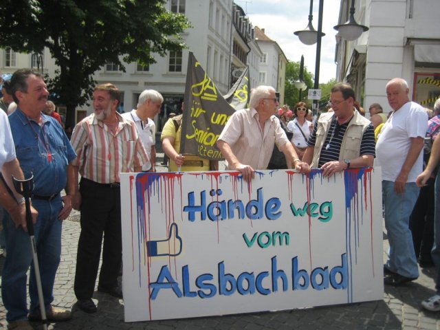 02. Juli 2013 Demo und Stadtratsitzung