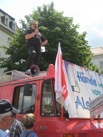02. Juli 2013 Demo und Stadtratsitzung